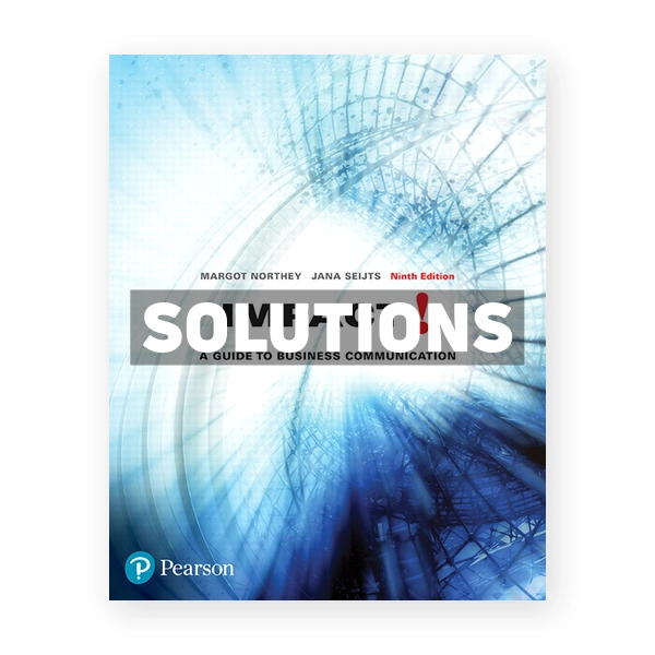 Impact A Guide to Business Communication (Canadian) 9th edition Northey Solutions Manual
