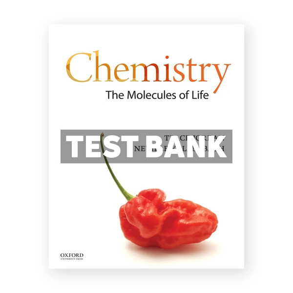 Chemistry The Molecules of Life 1st edition Jordan Test Bank