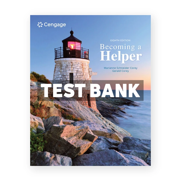 Becoming a Helper 8th edition Corey Test Bank