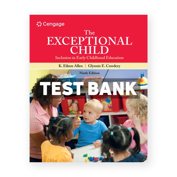 Exceptional Child 9th edition Allen Test Bank