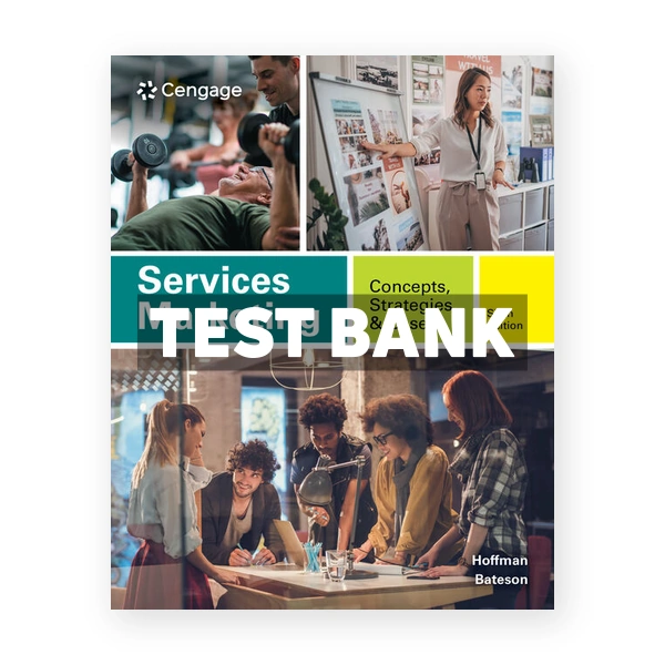Services Marketing - Concepts Strategies and Cases 6th edition Hoffman Test Bank
