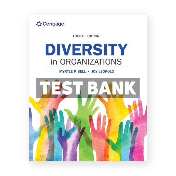 Diversity in Organizations 4th edition Bell Test Bank