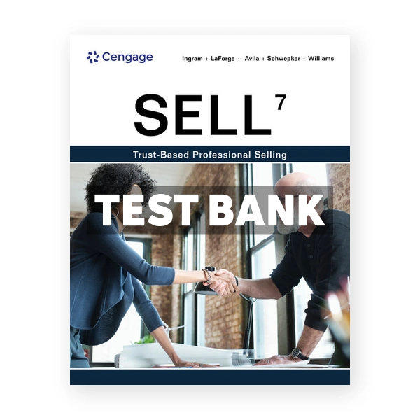 SELL 7th edition Ingram Test Bank