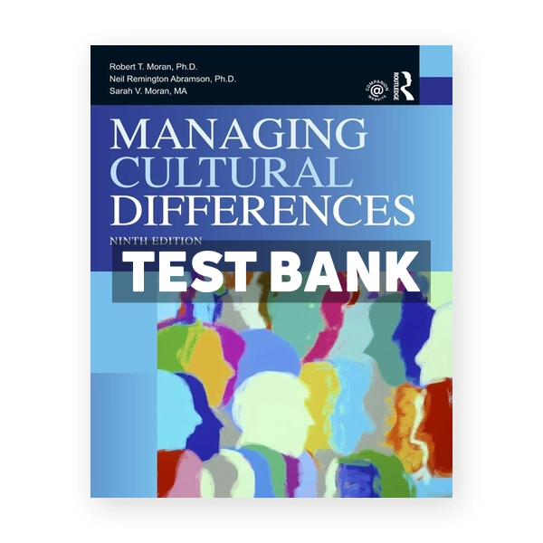 Managing Cultural Differences 9th edition Moran Test Bank