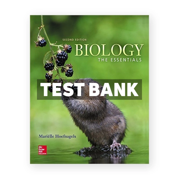 Biology The Essentials 2nd edition MariÃ«lle Hoefnagels Test Bank