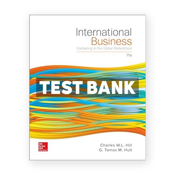 International Business Competing in the Global Marketplace 11th edition Hill Test Bank