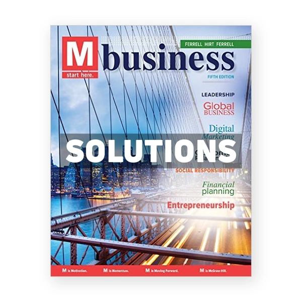 M Business 5th edition Ferrell Solutions Manual