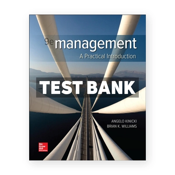 Management - A Practical Problem-Solving Approach 9th edition Kinicki Test Bank