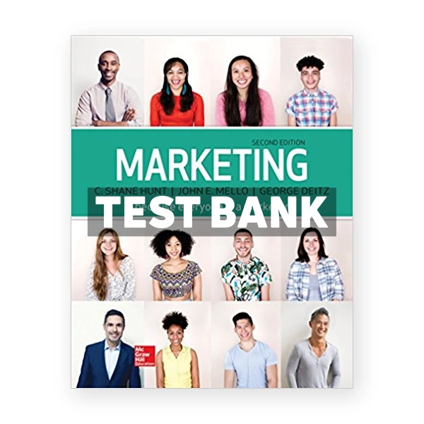 Marketing 2nd edition Hunt Test Bank