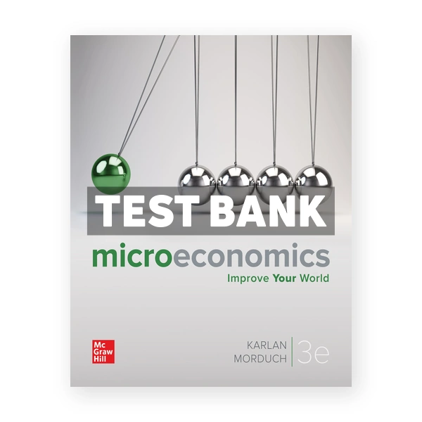 Microeconomics 3rd edition Karlan Test Bank