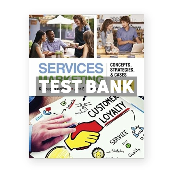 Services Marketing Concepts Strategies and Cases 5th edition Hoffman Test Bank