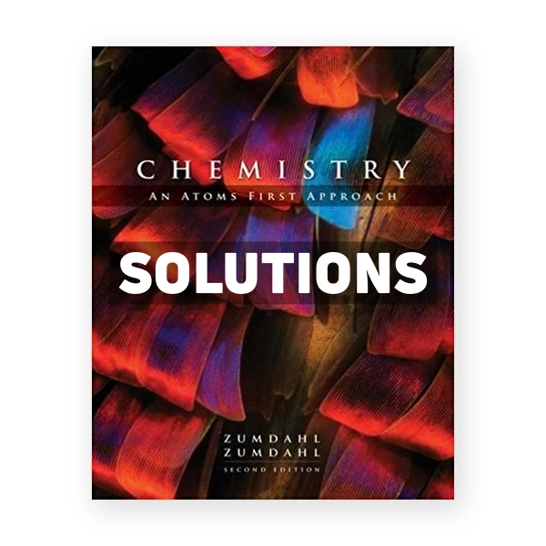 Chemistry An Atoms First Approach 2nd edition Zumdahl Solutions Manual
