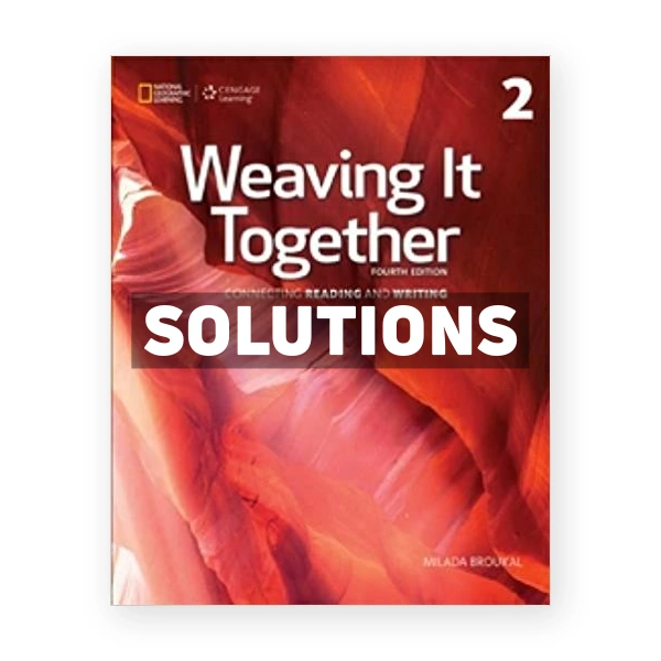 Weaving It Together 2 4th edition Broukal Solutions Manual