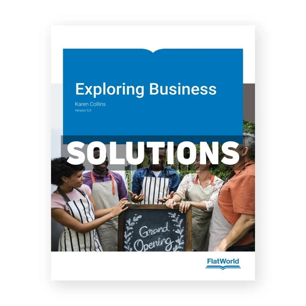 Exploring Business v5 1st edition Collins Solutions Manual