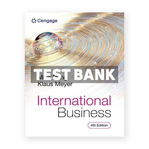 International Business 4th edition Peng Test Bank
