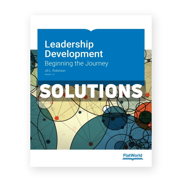 Leadership Development v1 1st edition Robinson Solutions Manual